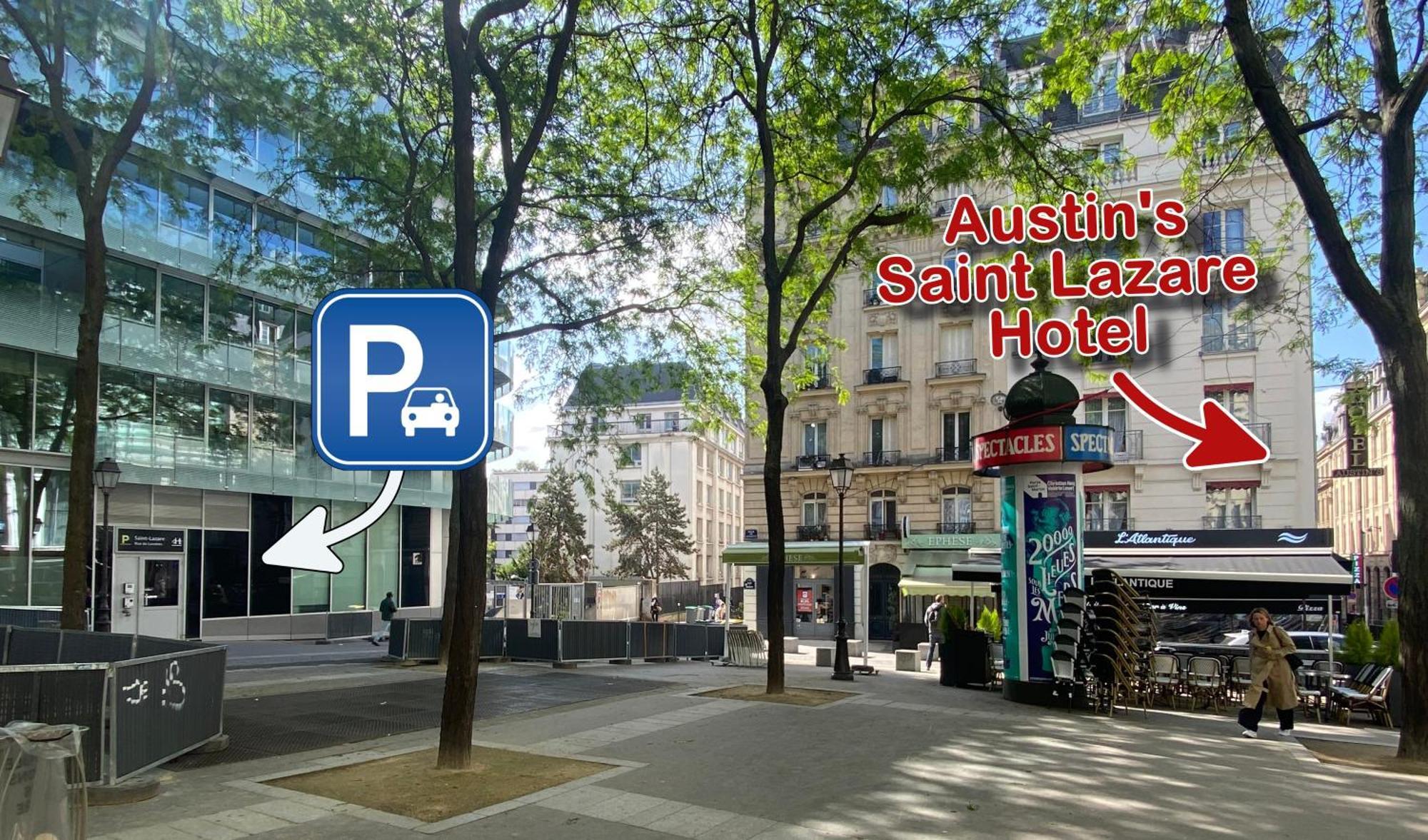 Austin'S Saint Lazare Hotel Paris Dış mekan fotoğraf
